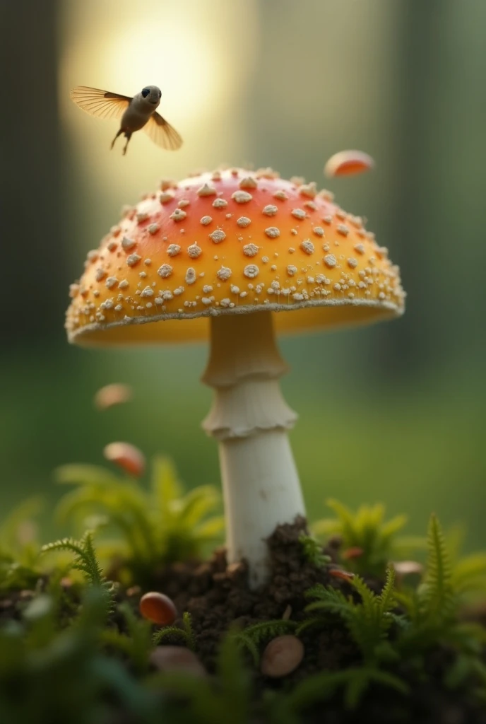 Flying mushroom