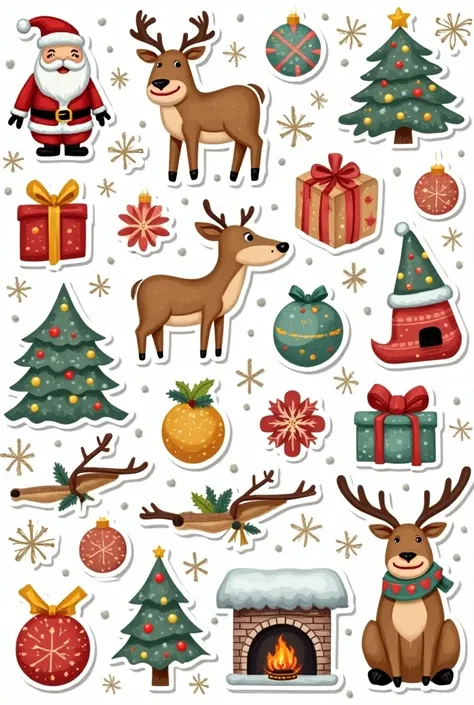 Christmas stickers