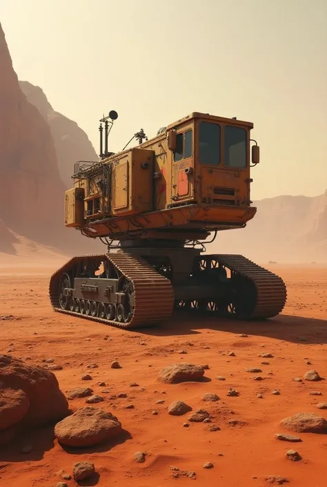 An excavator to find water on Mars 