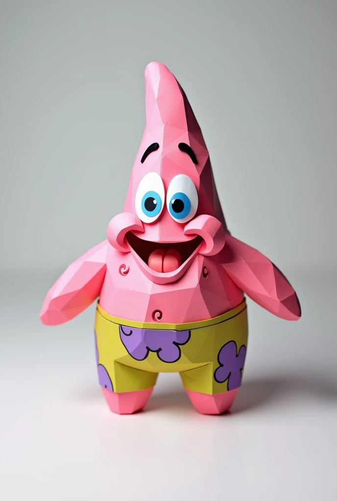 Papercraft do patrick estrelar bob esponja 3d
