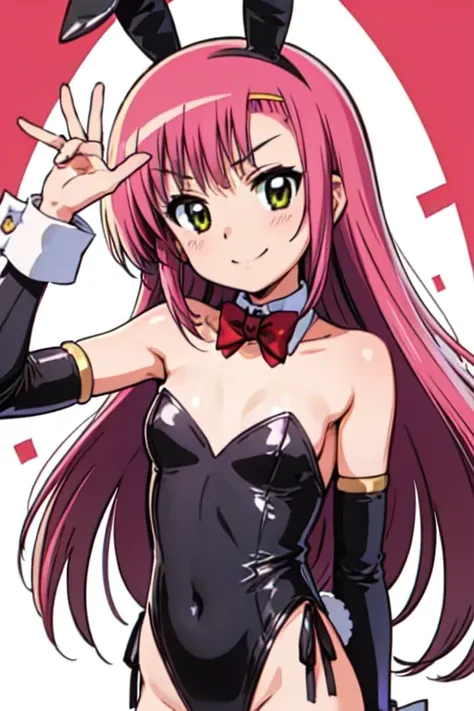 Katsura Hinagiku,Hayate no Gotoku, girl、One person、 smaller breasts、best quality,seductive smile,playboy bunny