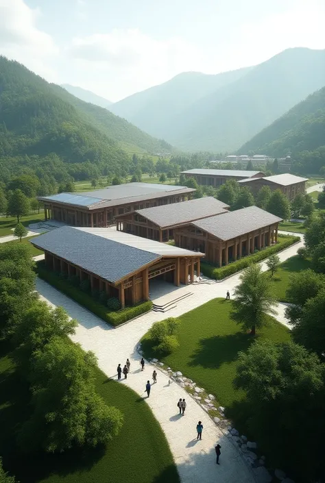 New campus consists of – school of Buddhist study , Philosophy and comparative religions , the school of historical studies , the school of ecology & environment study and school of sustainable development and management