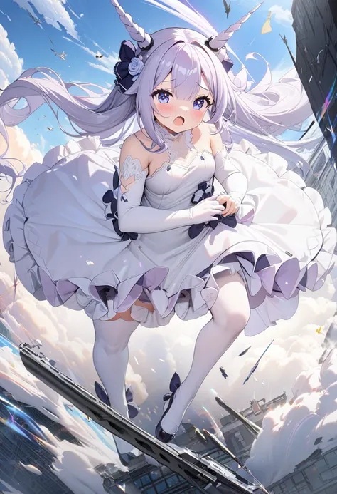 8k,masterpiece,best quality,ultra detailed,break, unicorn (azur lane) , full body ,
