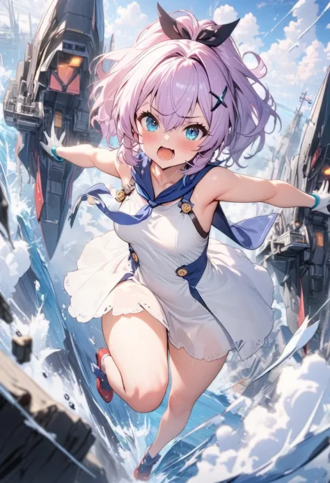 8k,masterpiece,best quality,ultra detailed,break, javelin (azur lane) , full body ,
