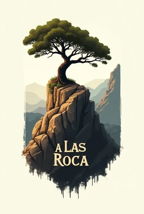  Create a logo for a whiskey called "A las Roca "
