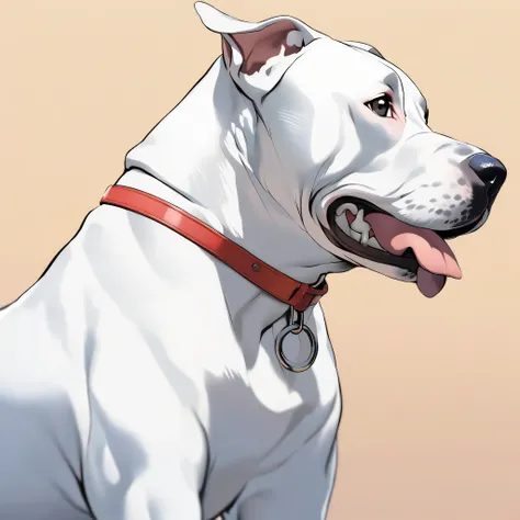 bull terrier side view