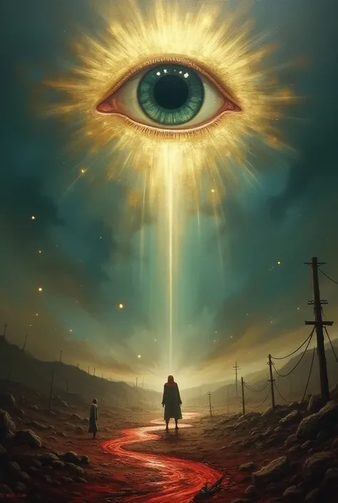 Gods Eye in Heaven ,  on Earth hunger ren malnutrition wars and death rivers of blood 