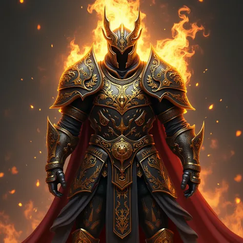  a gaming team logo , Written "Lutinix", In the image a warrior heavy gold obsidian armor,  golden paladin armor ,  epic paladin armor ,  gold obsidian armor , complex gold armor , black and golden armor, black fire-colored reflected armor, warrior clothes...