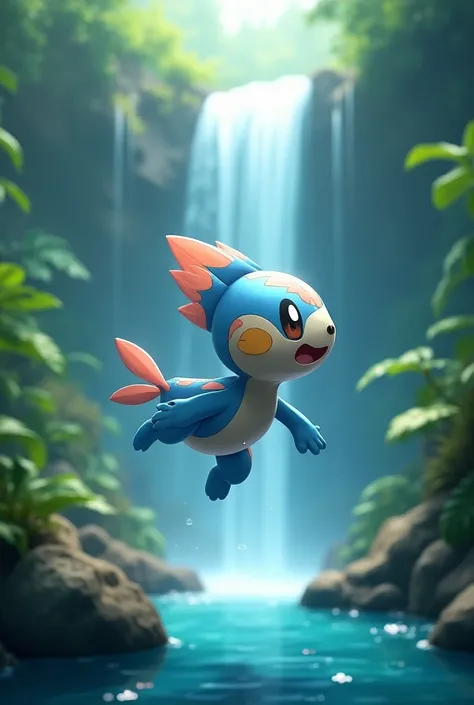 an initial water-type Pokemon, 
 based in Colombia with original Pokemon design 
