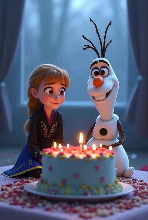 NOW GIVE ME ONE OF OLAFS AT HIS BIRTHDAY PARTY AND SOME GUESTS ARRIVE BUT NOT ALL OF THEM AND THAT MAKES HIM SAD, BUT THAT SOME OF HIS FRIENDS LIKE ANA , Elsa, etc, MAKE OLAF LOOK SAD BECAUSE SOME OF HIS FRIENDS ARE MISSING