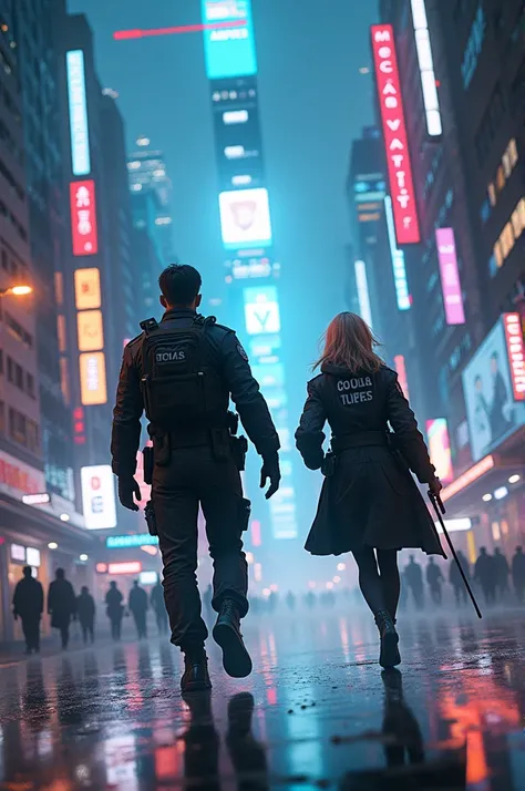 _"Urban Heroes: High-Stakes Heist"_

In the vibrant metropolis of Nova City, Police Officers Axel and Luna took on the notorious tech-savvy thief, "Ghost."