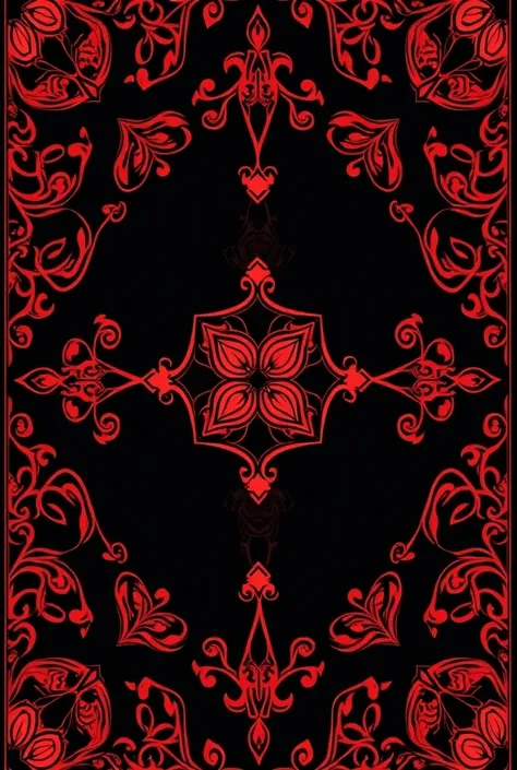 Black red mixing wallpaper with islamic vibes.