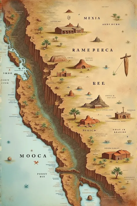 Map of Aridoamerica 