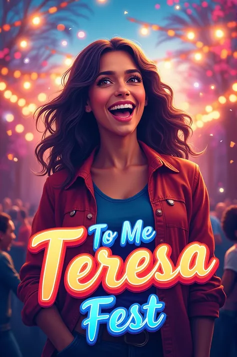 to me 
 TERESA
FEST
2024
December 25, 26, 27, 28
I want a poster