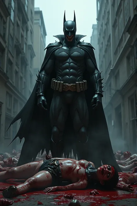 Batman who laughs killing a lot of people