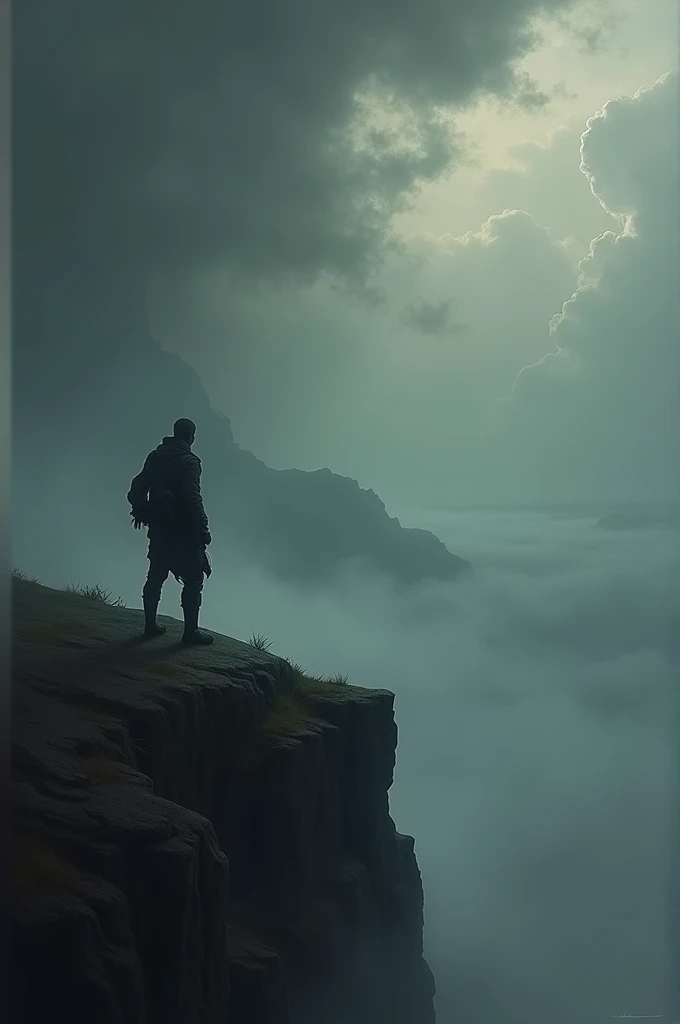 The Wanderer over the Sea of Fog in a Darker Version 