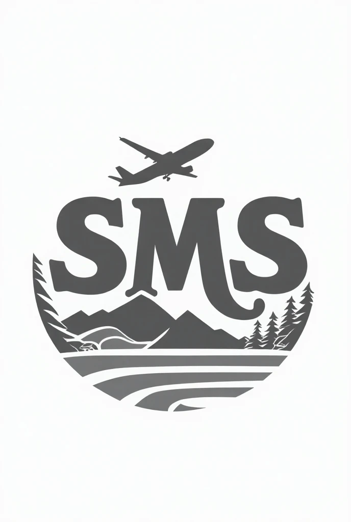 SMS Travelscape I need a logo for my YouTube channel with this name 
