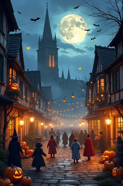 Crée une image de Meaux,  Pour fêter Halloween 