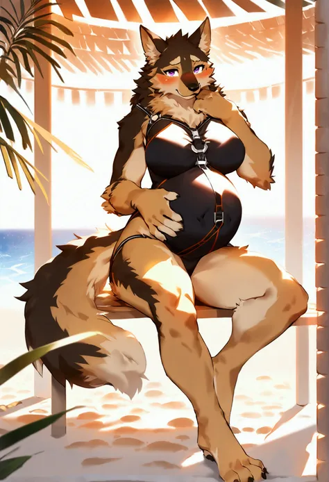 (top quality, best quality, Bogexboog, High-quality illustrations, masterpiece, perfect artwork, cinematic light and shading, 16k, 1080p, uploaded on e621)(kemono, furry, anthro, alone), 1 musular female, (very detailed body, face, tail, arms, hands, legs,...