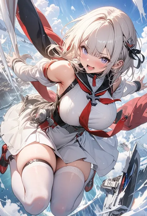 8k,masterpiece,best quality,ultra detailed,break, mainz (azur lane) , full body ,
