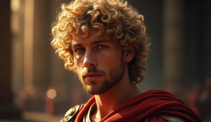 25-years-old  Alexander the Great, blonde curly hair (best quality,4k,8k,highres,masterpiece:1.2),ultra-detailed,(realistic,photorealistic,photo-realistic:1.37),vibrant colors,dramatic lighting,cinematic composition,concept art
