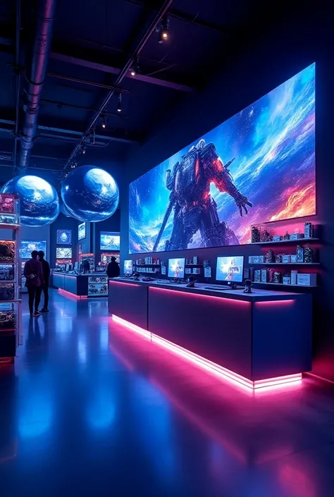 Interior design for playstation gamezone shop
2.3 metre by 3 metre