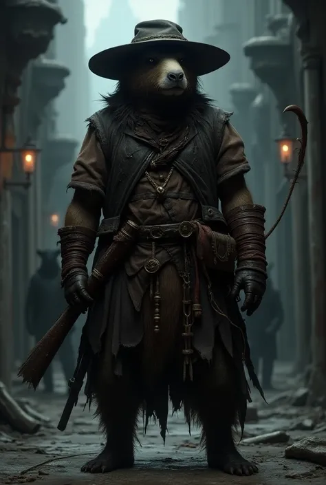 Capybara Bloodborne Hunter 
