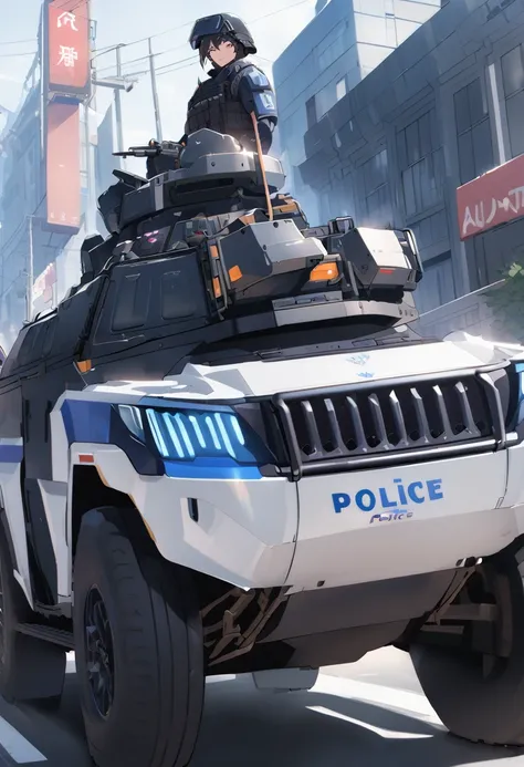 police armored vehicle