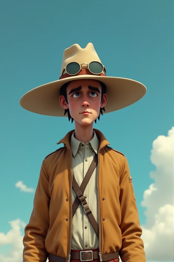 Pilot with an image of the hat from the story Little Prince
