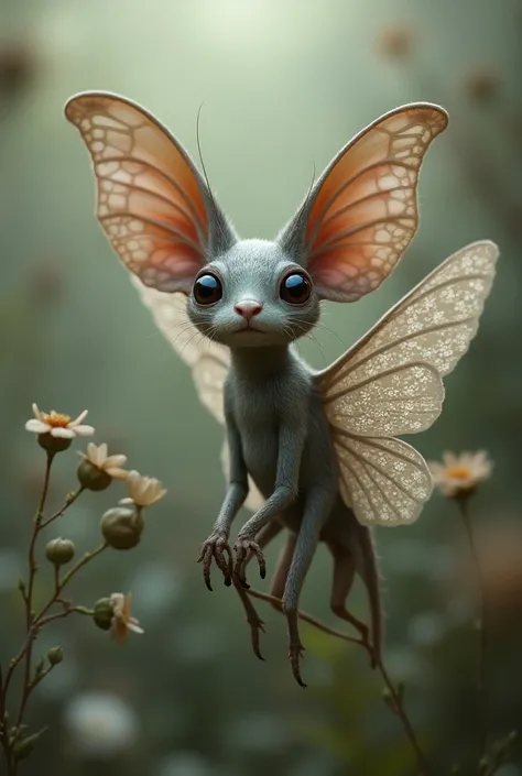 Moth with ears 
