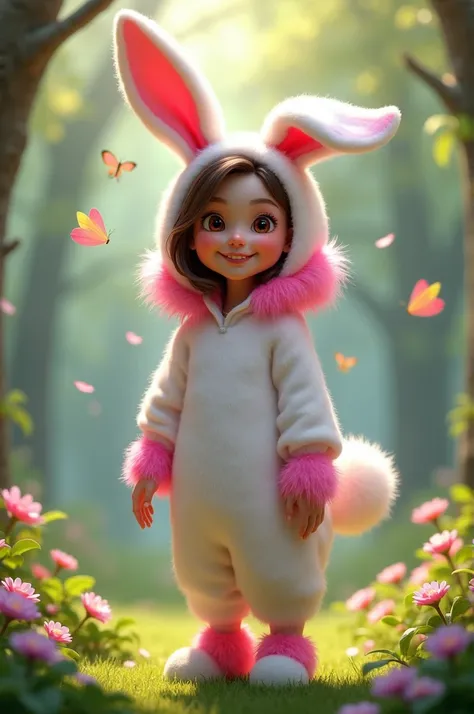 Ellen Joe in bunny costume