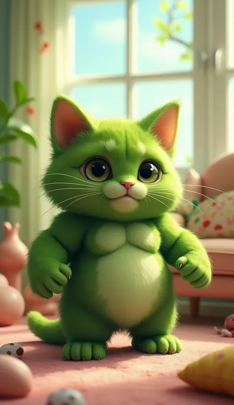 cute cat hulk