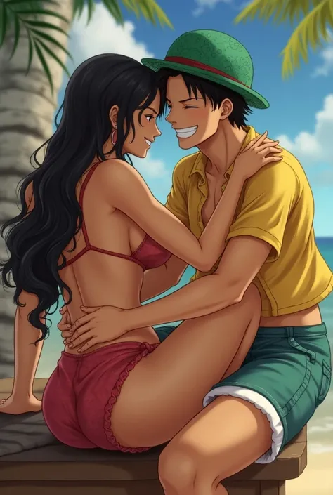 Nami having sex with Luffy