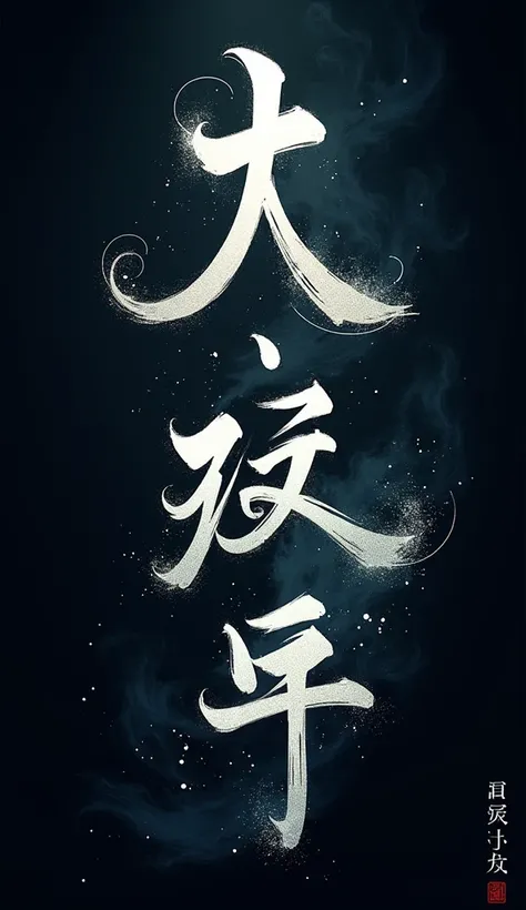 Write the character KIKANBOU in cursive in fantastic way。Dont let people in 。