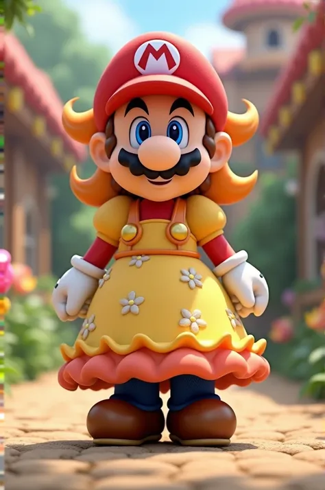 Mario in Princess Daysis dress