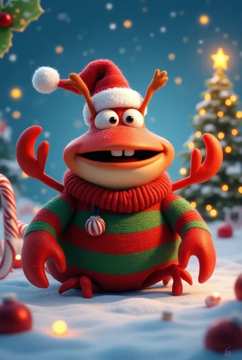 Mr Crab christmas version 