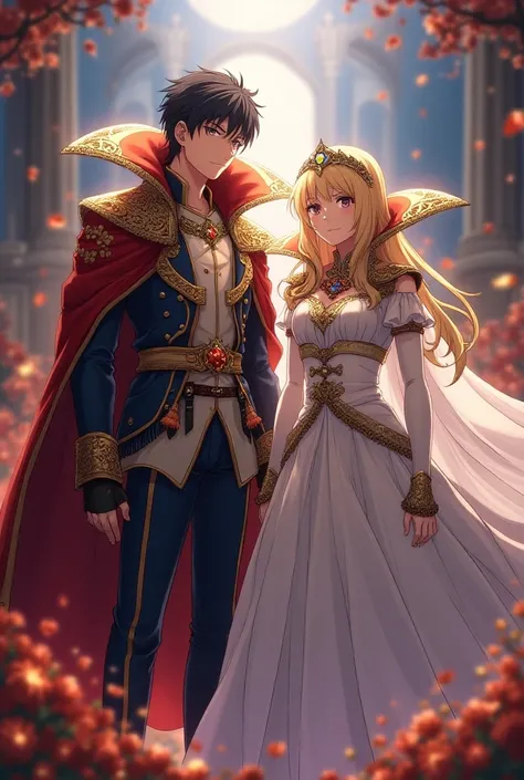 Anime, Fire Emblem Prince and Princess both wearing a Massive Popped Collar