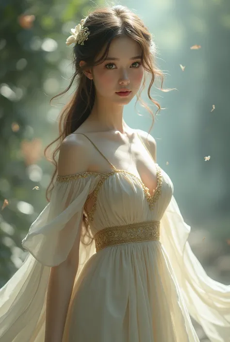 Beautiful mythology girl in dress