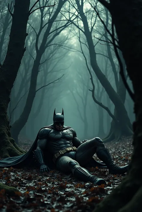 Play Batman sick in the middle of the woods