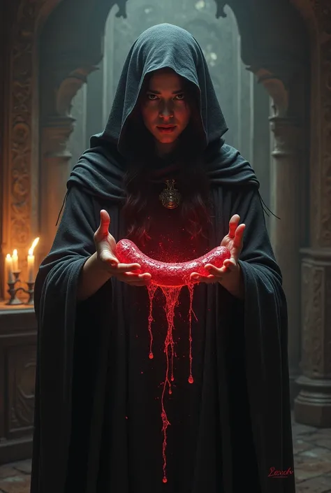 A sorceress blood sausage
