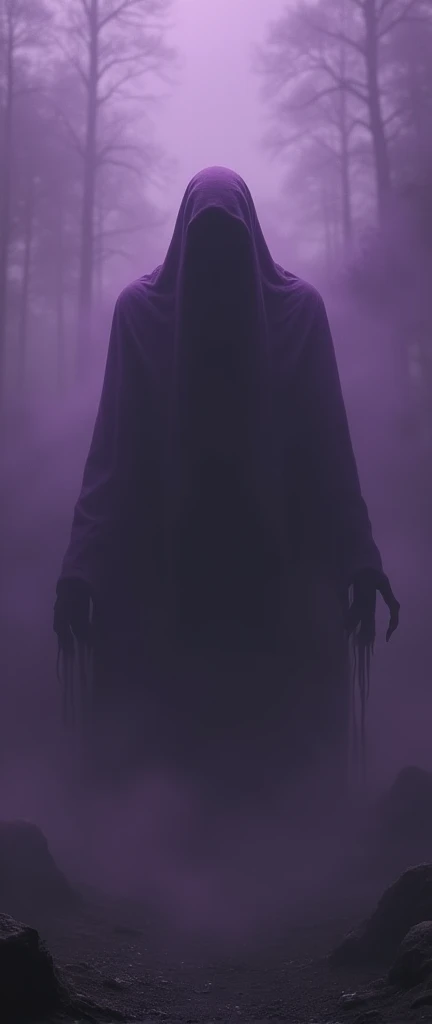 Soulless bastard in a dark purple mist