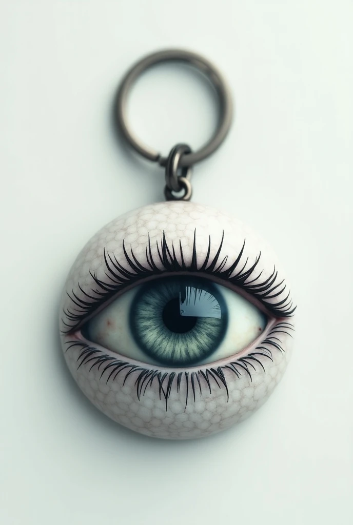 design for keychain about Human Eye