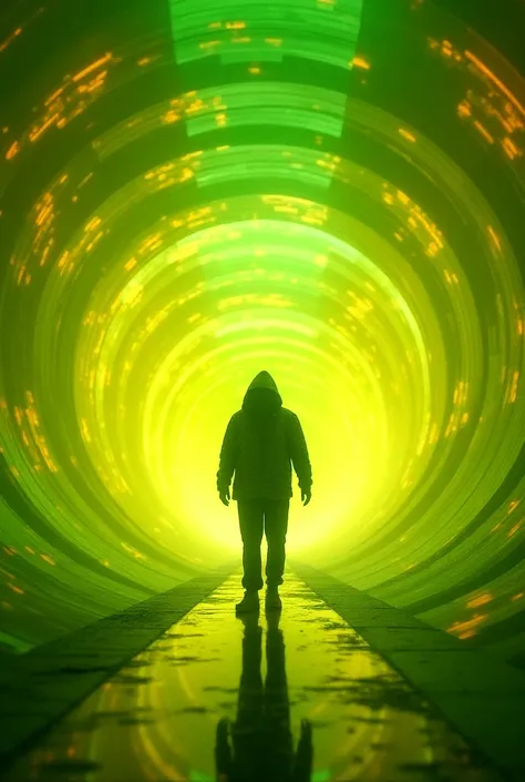 Time Tunnel,DJ,yellow and green