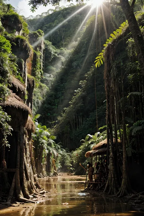 Background for the film festival about indigenous peoples Amazon rainforest