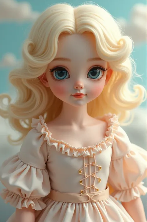 Haser a blonde doll