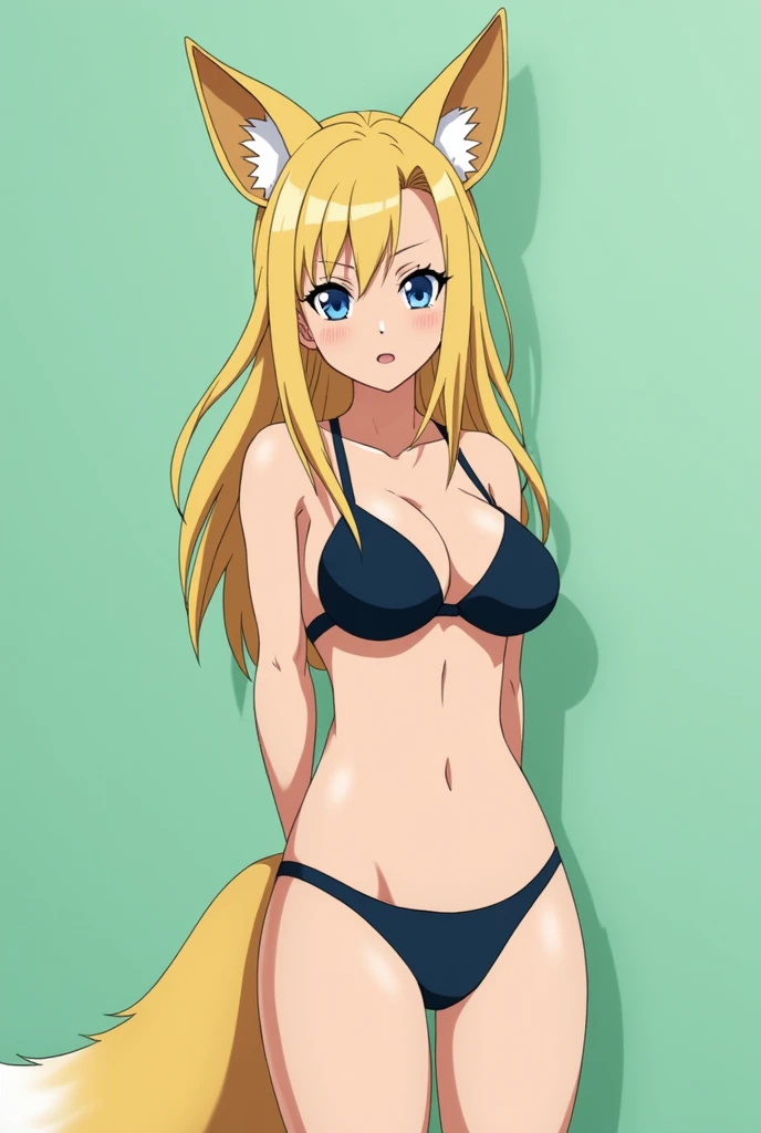 Imagine the character Ippan Josei without underwear from the anime My Hero Academia (Let us remember that The Ordinary Woman is a very tall woman, fox-like, with a curved figure. She has blonde hair that reaches just to her shoulders., and a single lock of...