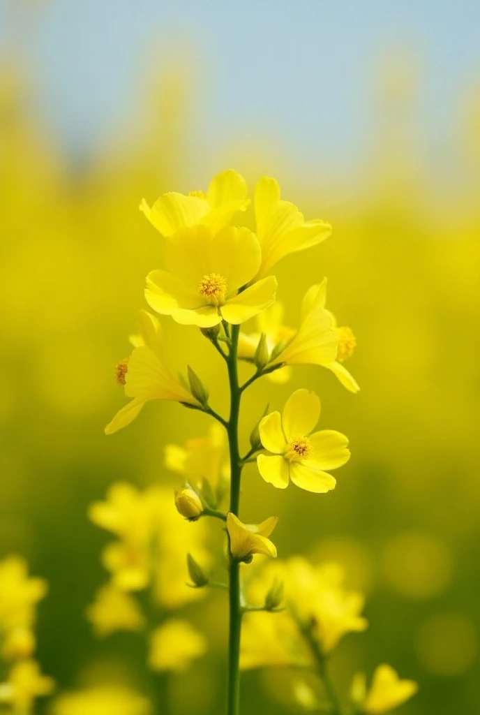 Rape flower field、canola flower