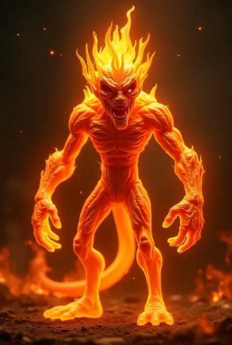 flames (Alien from Ben 10),  Ultra realistic