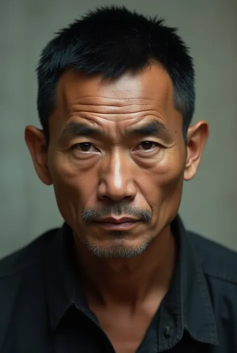 An unattractive Vietnamese man with a short black haircut, staring directly.
