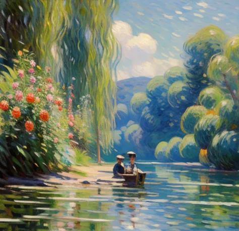 impressionism、monet、scenery、masterpiece、